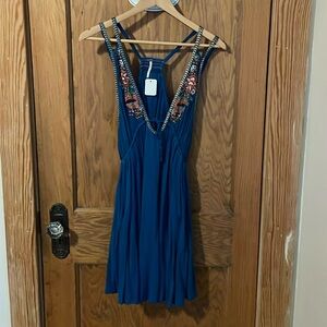 Free People embroidered Mini